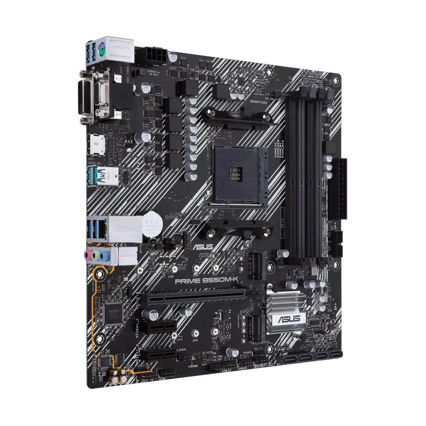 Asus Mainboard|ASUS|AMD B550|SAM4|MicroATX|2xPCI-Express 3.0 1x|2xM.2|1xPCI-Express 4.0 16x|Memory DDR4|Memory slots 4|1x15pin D