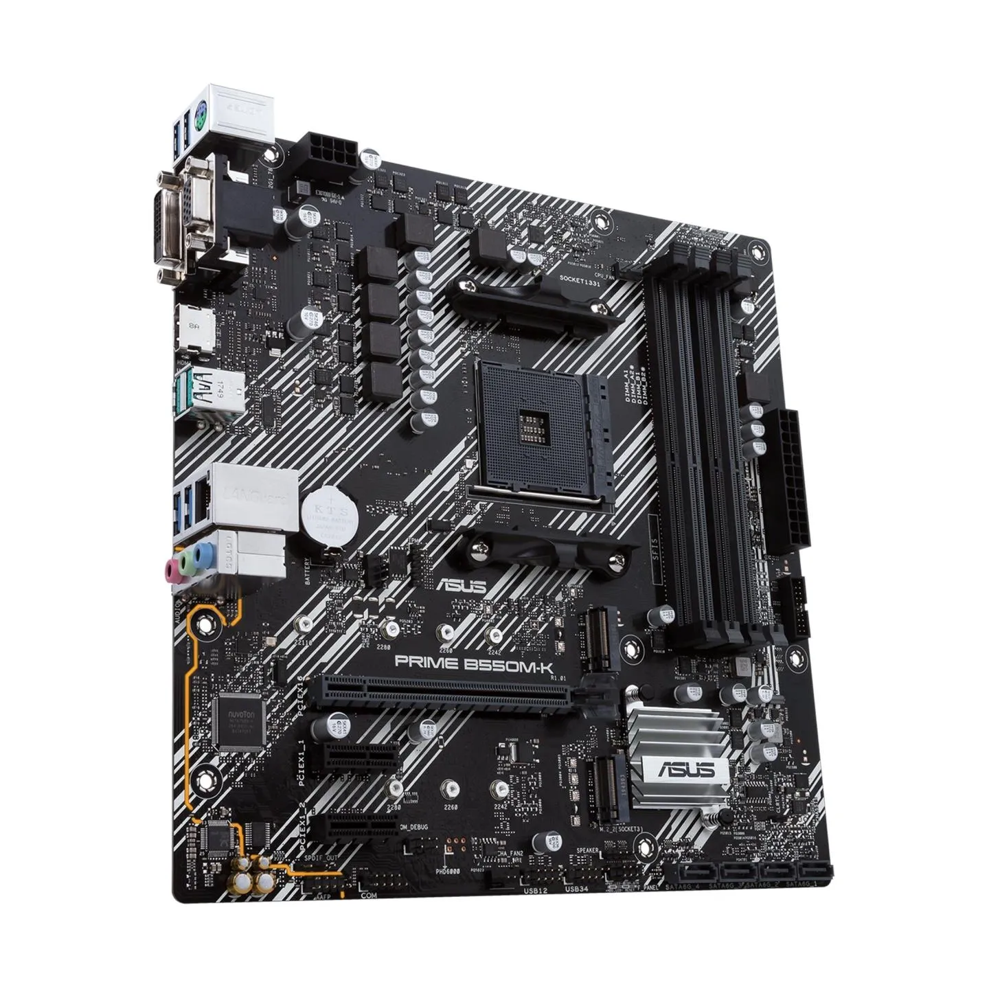 Asus Mainboard|ASUS|AMD B550|SAM4|MicroATX|2xPCI-Express 3.0 1x|2xM.2|1xPCI-Express 4.0 16x|Memory DDR4|Memory slots 4|1x15pin D