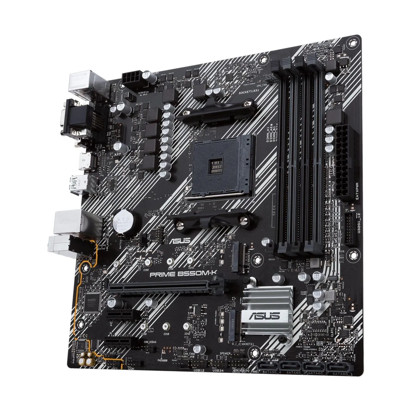 Asus Mainboard|ASUS|AMD B550|SAM4|MicroATX|2xPCI-Express 3.0 1x|2xM.2|1xPCI-Express 4.0 16x|Memory DDR4|Memory slots 4|1x15pin D