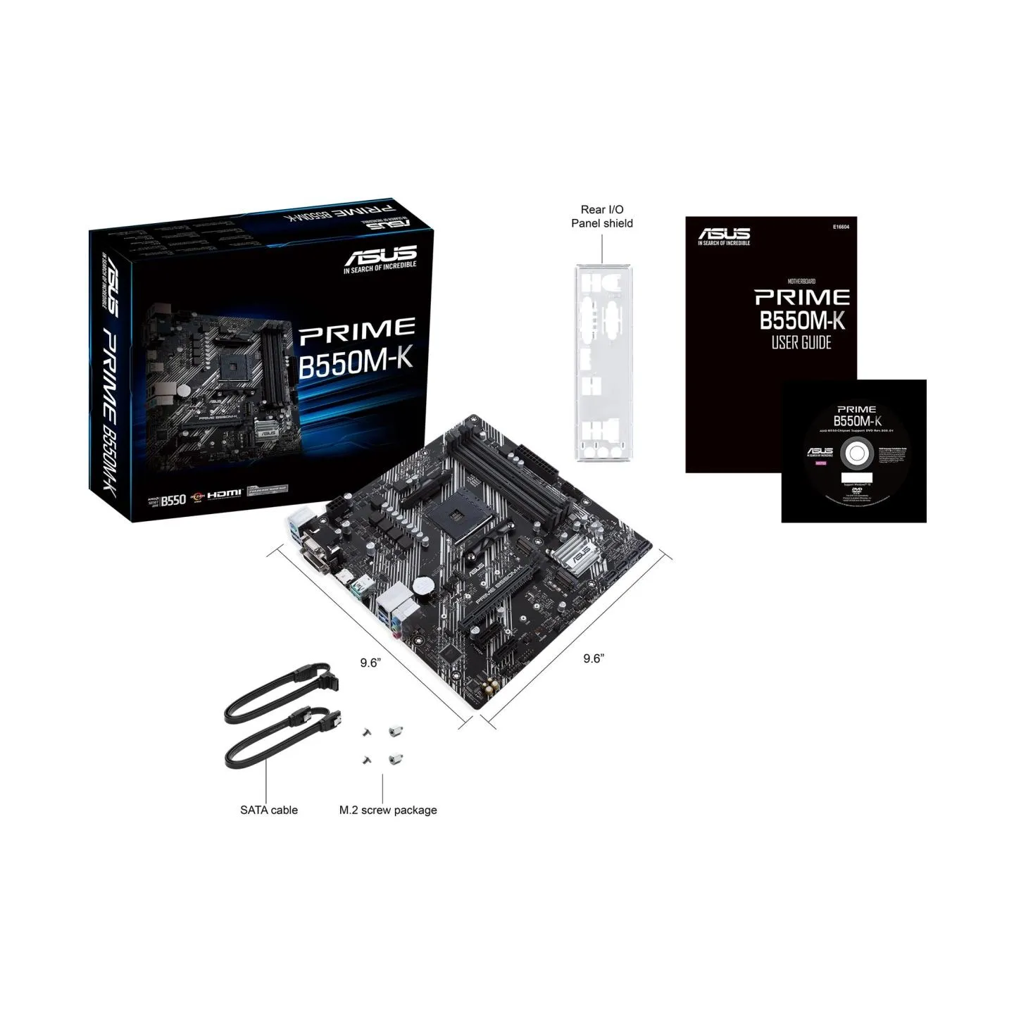 Asus Mainboard|ASUS|AMD B550|SAM4|MicroATX|2xPCI-Express 3.0 1x|2xM.2|1xPCI-Express 4.0 16x|Memory DDR4|Memory slots 4|1x15pin D