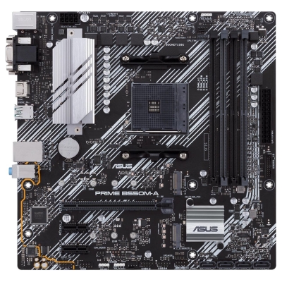 Asus Mainboard|ASUS|AMD B550|SAM4|MicroATX|Memory DDR4|Memory slots 4|2xPCI-Express 3.0 1x|1xPCI-Express 4.0 16x|2xM.2|1x15pin D