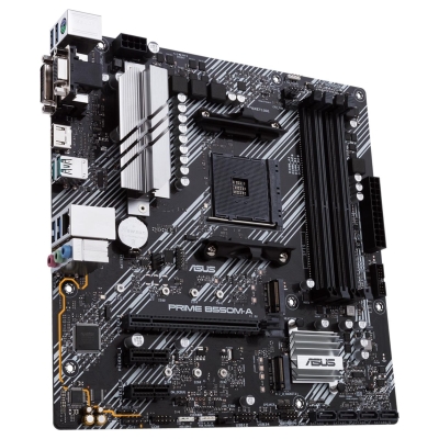 Asus Mainboard|ASUS|AMD B550|SAM4|MicroATX|Memory DDR4|Memory slots 4|2xPCI-Express 3.0 1x|1xPCI-Express 4.0 16x|2xM.2|1x15pin D
