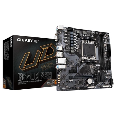 Gigabyte Mainboard|GIGABYTE|AMD B650|SAM5|Micro-ATX|Memory DDR5|Memory slots 2|B650MS2H1.4