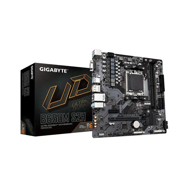 Gigabyte Mainboard|GIGABYTE|AMD B650|SAM5|Micro-ATX|Memory DDR5|Memory slots 2|B650MS2H1.4