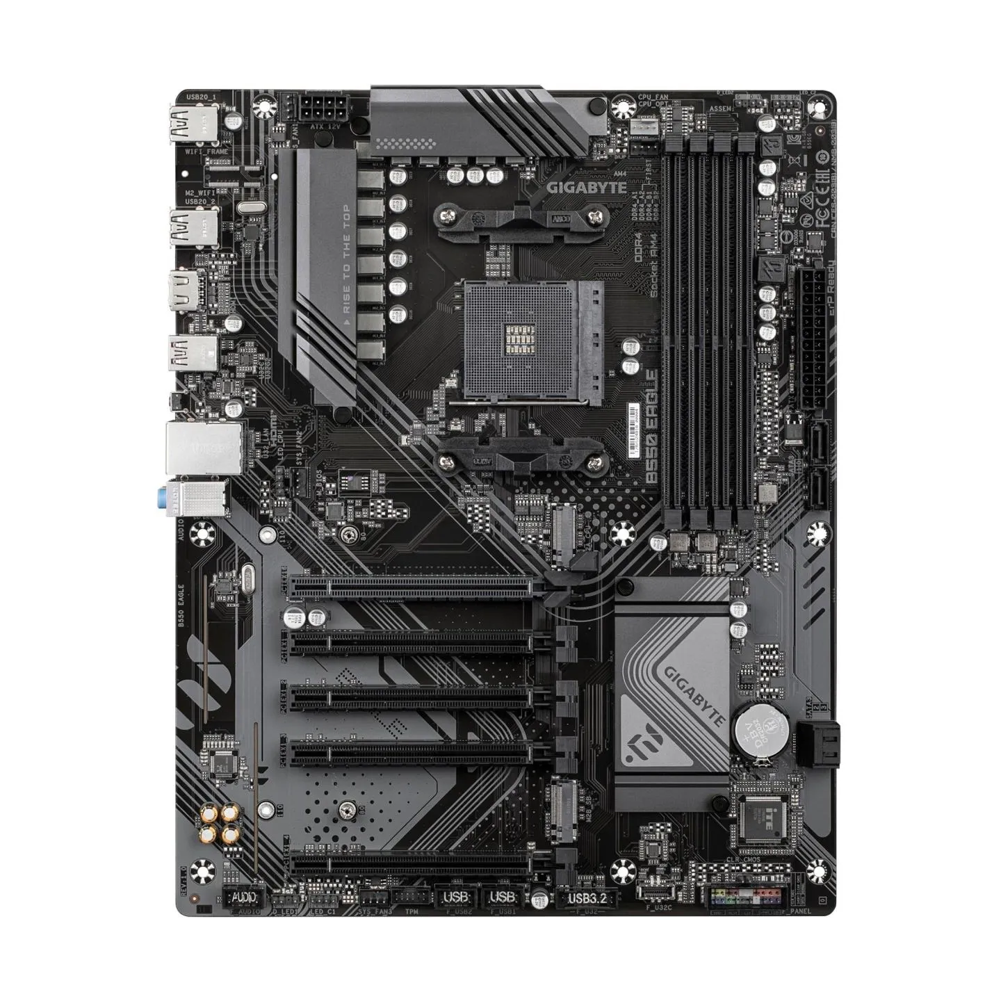 Gigabyte Mainboard|GIGABYTE|AMD B550|SAM4|ATX|Memory DDR4|Memory slots 4|4xPCI-Express 3.0 1x|1xPCI-Express 4.0 16x|2xM.2|1xHDMI