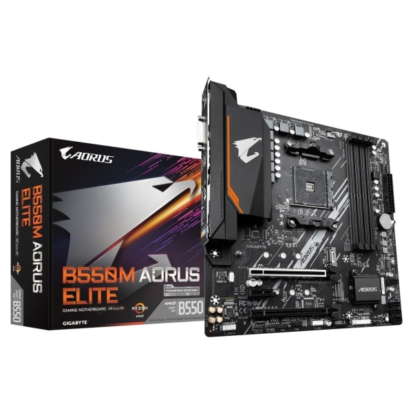 Gigabyte Mainboard|GIGABYTE|AMD B550|SAM4|Micro-ATX|Memory DDR4|Memory slots 4|1xPCI-Express 3.0 1x|1xPCI-Express 3.0 4x|1xPCI-E