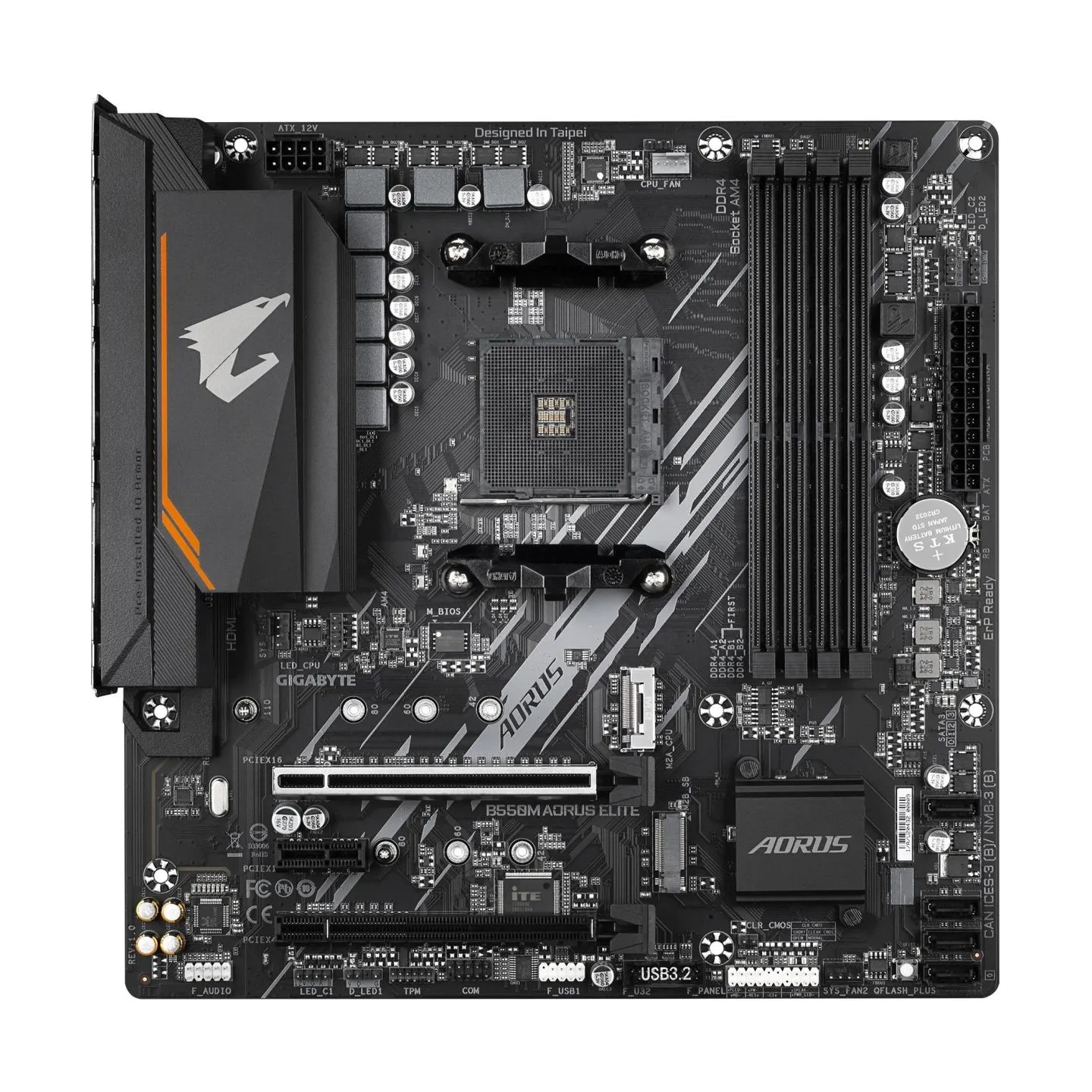 Gigabyte Mainboard|GIGABYTE|AMD B550|SAM4|Micro-ATX|Memory DDR4|Memory slots 4|1xPCI-Express 3.0 1x|1xPCI-Express 3.0 4x|1xPCI-E