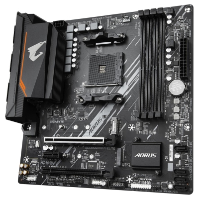 Gigabyte Mainboard|GIGABYTE|AMD B550|SAM4|Micro-ATX|Memory DDR4|Memory slots 4|1xPCI-Express 3.0 1x|1xPCI-Express 3.0 4x|1xPCI-E