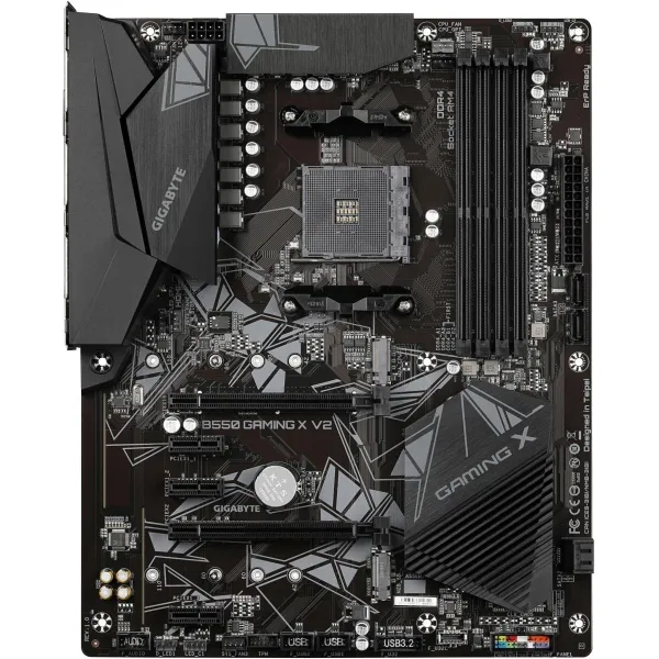 Gigabyte Mainboard|GIGABYTE|AMD B550|SAM4|ATX|Memory DDR4|Memory slots 4|3xPCI-Express 3.0 1x|1xPCI-Express 3.0 2x|1xPCI-Express