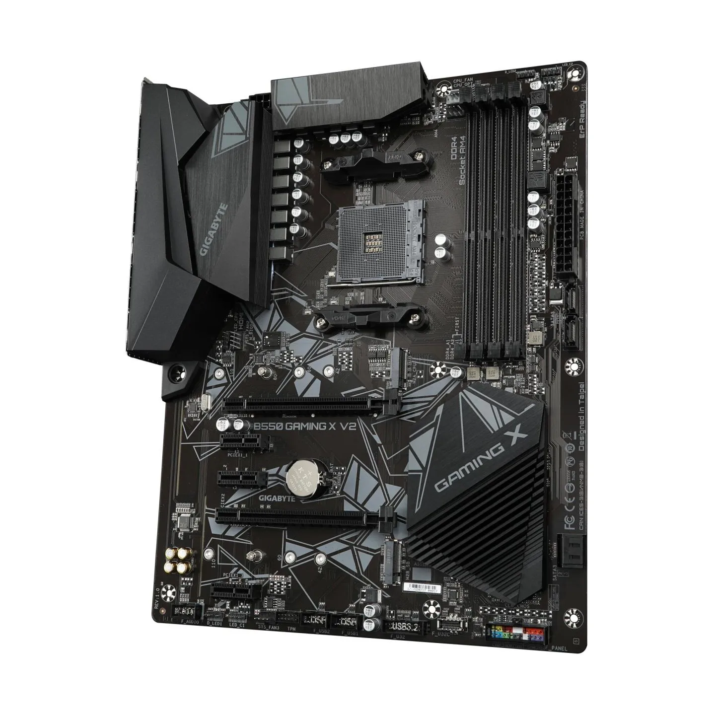Gigabyte Mainboard|GIGABYTE|AMD B550|SAM4|ATX|Memory DDR4|Memory slots 4|3xPCI-Express 3.0 1x|1xPCI-Express 3.0 2x|1xPCI-Express