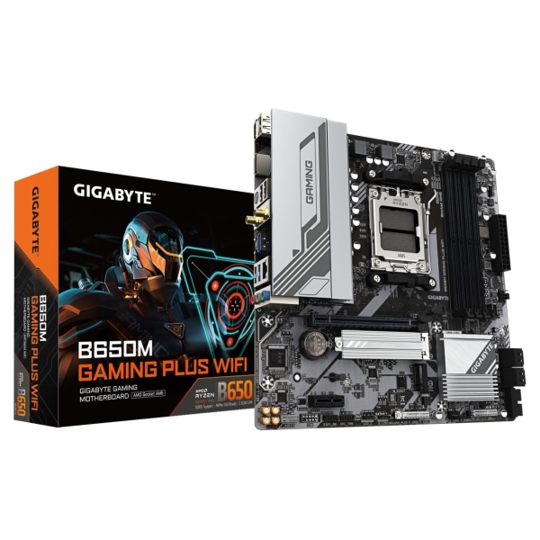 Gigabyte Mainboard|GIGABYTE|AMD B650|SAM5|Micro-ATX|Memory DDR5|Memory slots 4|B650MGAMINGPLUSWF1.3