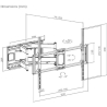 Gembird TV SET ACC WALL MOUNT 60-120"/WM-120ST-01 GEMBIRD