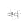 Gembird TV SET ACC WALL MOUNT 60-120"/WM-120ST-01 GEMBIRD