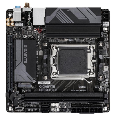 Gigabyte Mainboard|GIGABYTE|AMD B650|Socket AM5|mini ITX|RAM DDR5-SDRAM|2xSlots|Wi-Fi Yes|Bluetooth Yes|1xNumber of M.2 (M) slot