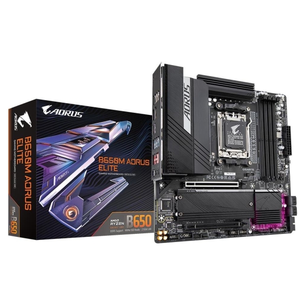 Gigabyte Mainboard|GIGABYTE|AMD B650|SAM5|Micro-ATX|Memory DDR5|Memory slots 4|B650MAORUSELITE1.3