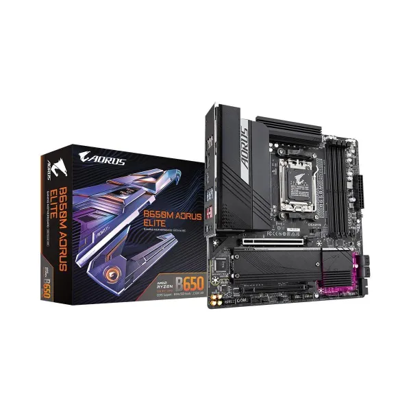 Gigabyte Mainboard|GIGABYTE|AMD B650|SAM5|Micro-ATX|Memory DDR5|Memory slots 4|B650MAORUSELITE1.3
