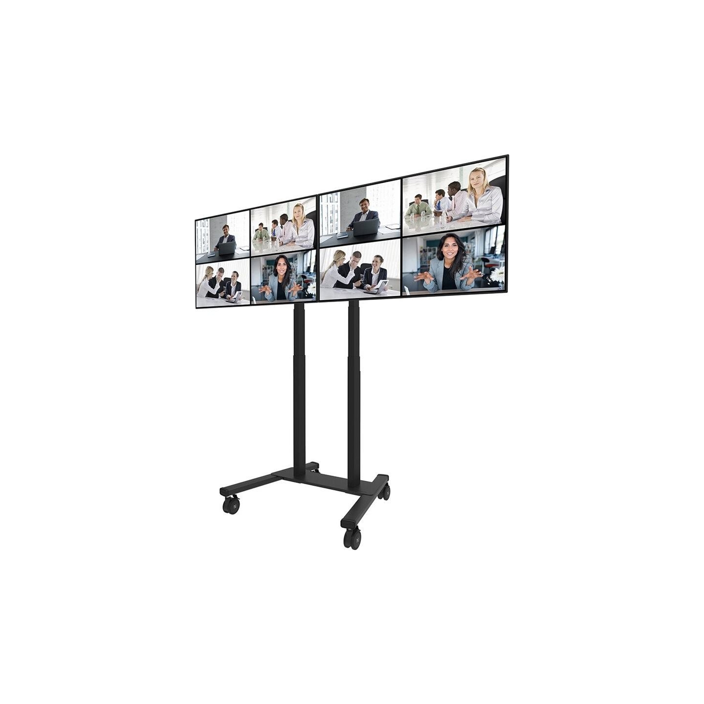 Neomounts ADM-875BL2 dual screen adapter for FL55-875BL1 and WL55-875BL1 - Black 42-65cali 100x100-800x400