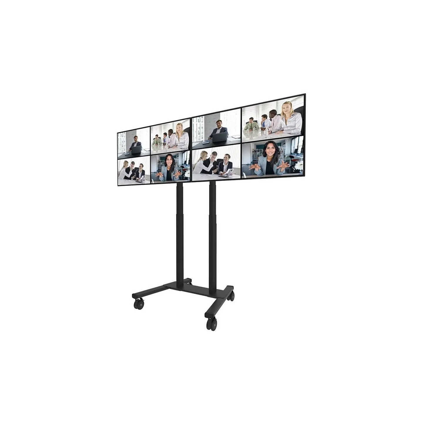 Neomounts ADM-875BL2 dual screen adapter for FL55-875BL1 and WL55-875BL1 - Black 42-65cali 100x100-800x400