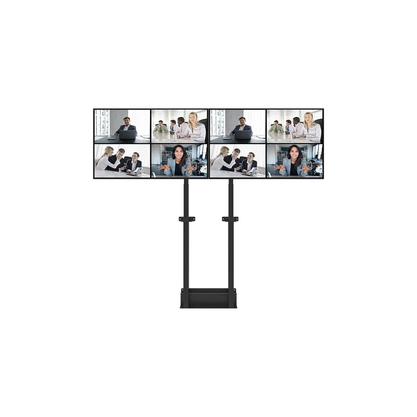 Neomounts ADM-875BL2 dual screen adapter for FL55-875BL1 and WL55-875BL1 - Black 42-65cali 100x100-800x400