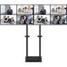 Neomounts ADM-875BL2 dual screen adapter for FL55-875BL1 and WL55-875BL1 - Black 42-65cali 100x100-800x400