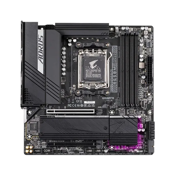 Gigabyte Mainboard|GIGABYTE|AMD B650|SAM5|Micro-ATX|Memory DDR5|Memory slots 4|B650MAORUSELITE1.3