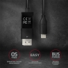 Axagon Active USB-C -> DisplayPort cable - adapter AXAGON RVC-DPC for connecting a DisplayPort monitor/TV/projector to a noteboo
