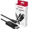 Axagon Active USB-C -> DisplayPort cable - adapter AXAGON RVC-DPC for connecting a DisplayPort monitor/TV/projector to a noteboo