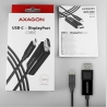 Axagon Active USB-C -> DisplayPort cable - adapter AXAGON RVC-DPC for connecting a DisplayPort monitor/TV/projector to a noteboo