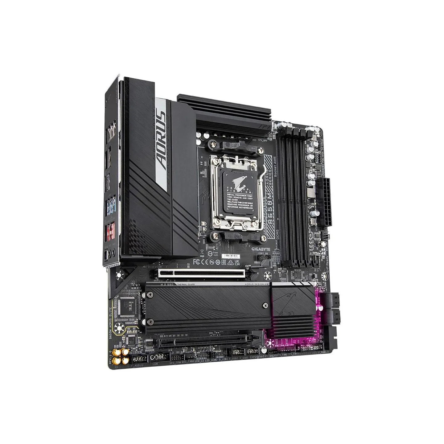 Gigabyte Mainboard|GIGABYTE|AMD B650|SAM5|Micro-ATX|Memory DDR5|Memory slots 4|B650MAORUSELITE1.3