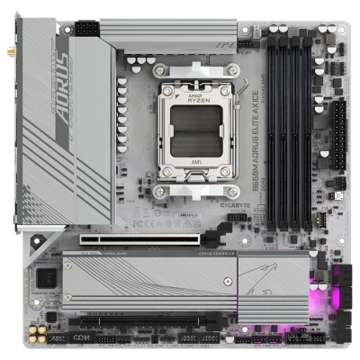 Gigabyte Mainboard|GIGABYTE|AMD B650|SAM5|Micro-ATX|Memory DDR5|Memory slots 4|B650MAELITEAXICE1.1