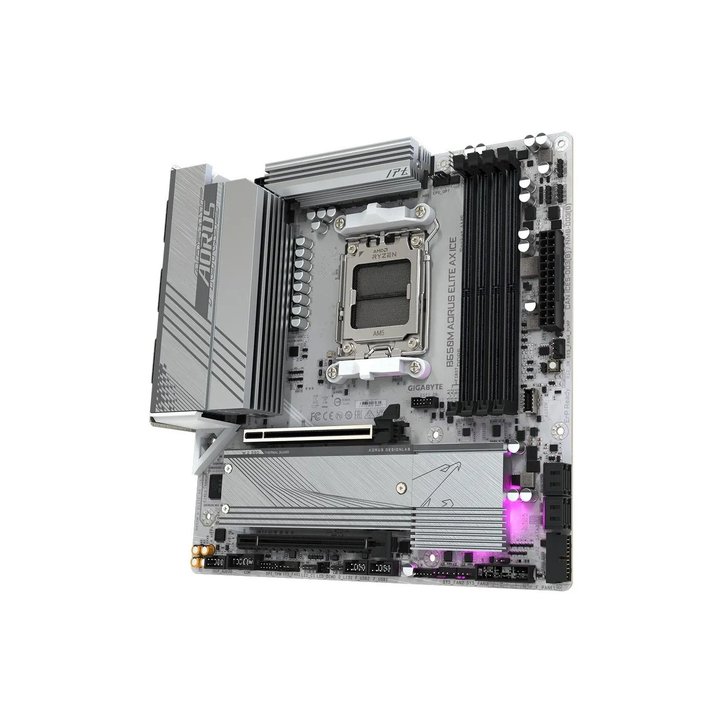Gigabyte Mainboard|GIGABYTE|AMD B650|SAM5|Micro-ATX|Memory DDR5|Memory slots 4|B650MAELITEAXICE1.1