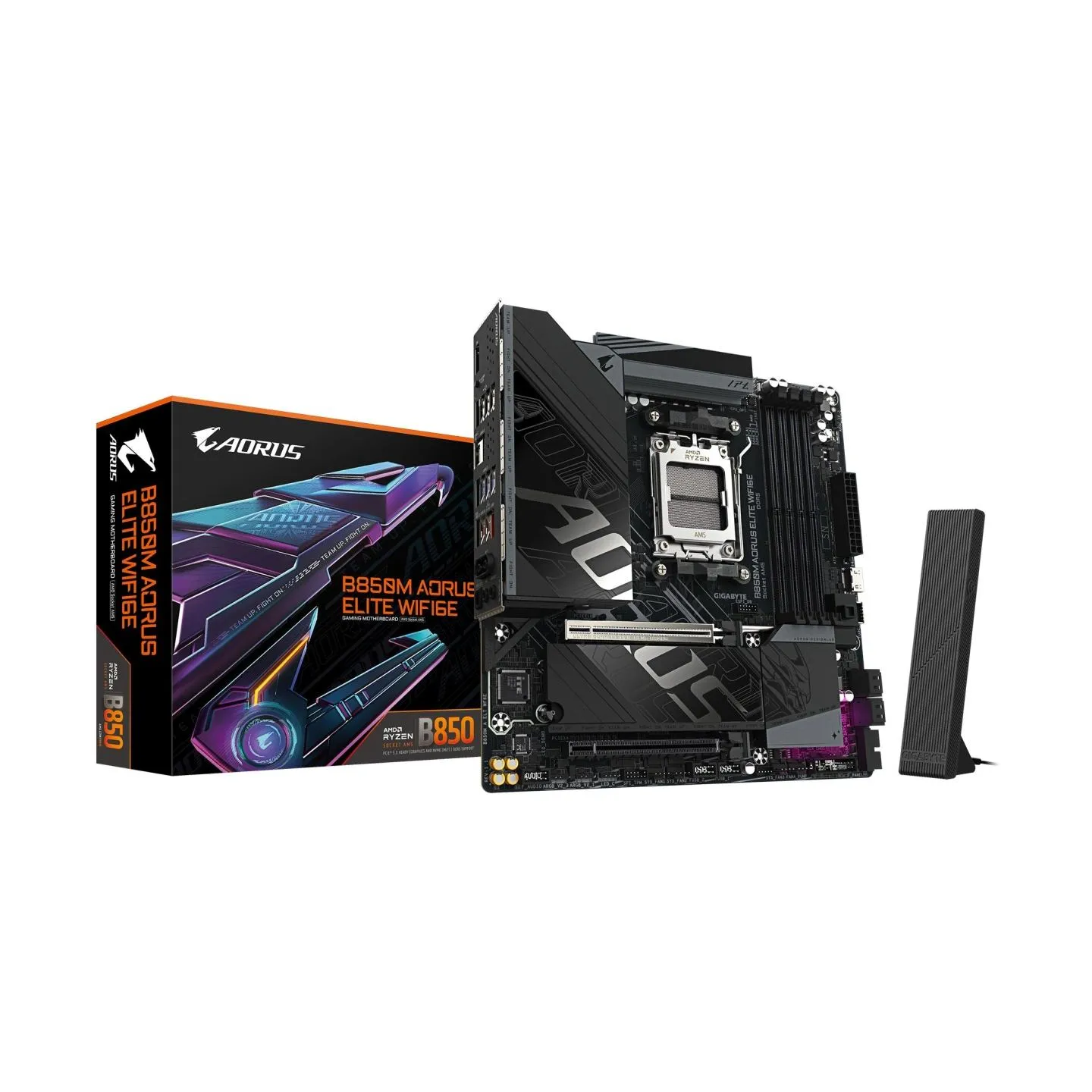 Gigabyte Mainboard|GIGABYTE|AMD B850|Socket AM5|micro ATX|RAM DDR5-SDRAM|4xSlots|Wi-Fi Yes|Bluetooth Yes|2xNumber of M.2 (M) slo