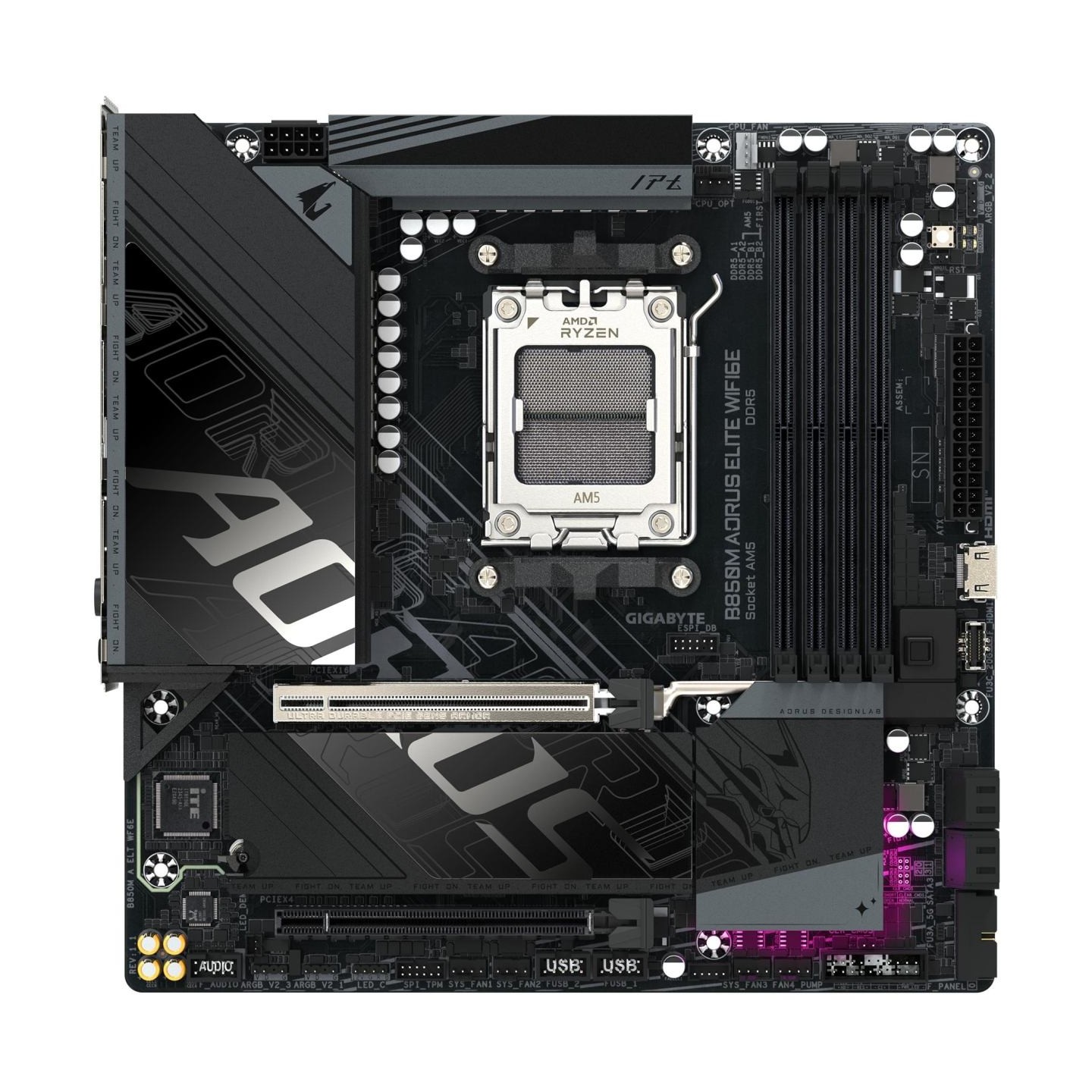 Gigabyte Mainboard|GIGABYTE|AMD B850|Socket AM5|micro ATX|RAM DDR5-SDRAM|4xSlots|Wi-Fi Yes|Bluetooth Yes|2xNumber of M.2 (M) slo