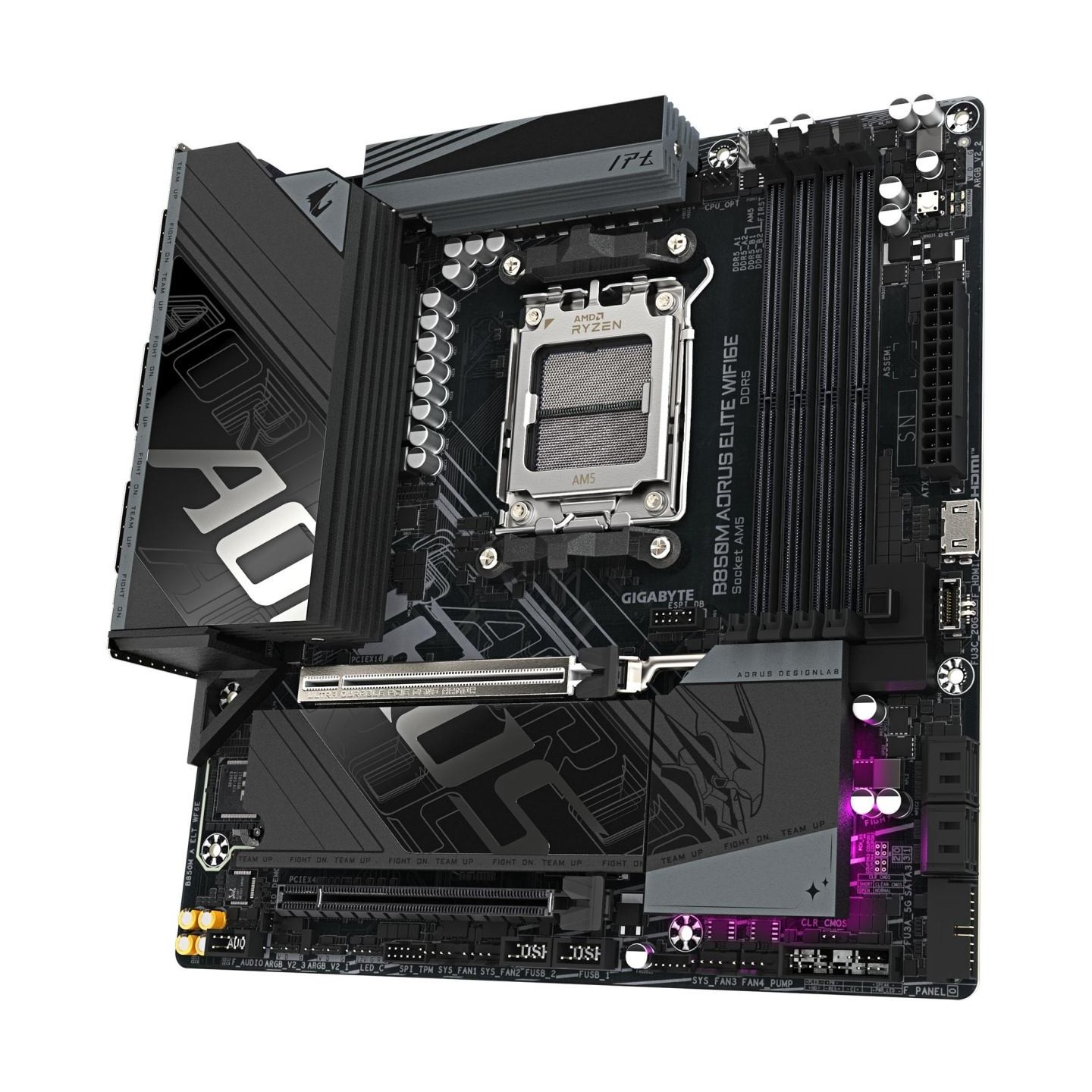 Gigabyte Mainboard|GIGABYTE|AMD B850|Socket AM5|micro ATX|RAM DDR5-SDRAM|4xSlots|Wi-Fi Yes|Bluetooth Yes|2xNumber of M.2 (M) slo