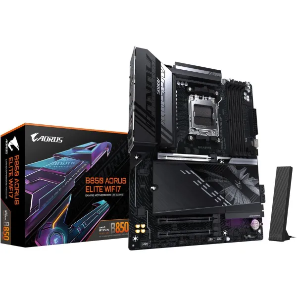 Gigabyte Mainboard|GIGABYTE|AMD B850|SAM5|ATX|Memory DDR5|Memory slots 4|B850AELITEWF71.1