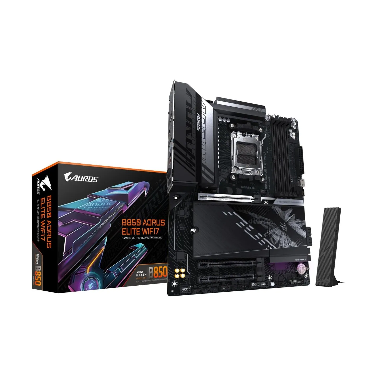 Gigabyte Mainboard|GIGABYTE|AMD B850|SAM5|ATX|Memory DDR5|Memory slots 4|B850AELITEWF71.1