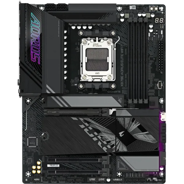 Gigabyte Mainboard|GIGABYTE|AMD X870E|SAM5|ATX|Memory DDR5|Memory slots 4|1xPCI-Express 3.0 4x|1xPCI-Express 4.0 4x	|1xPCI-Expre