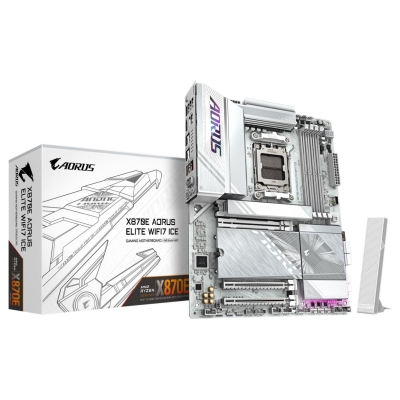 Gigabyte Mainboard|GIGABYTE|AMD X870|SAM5|ATX|Memory DDR5|Memory slots 4|X870EAELITEWF7ICE1.2