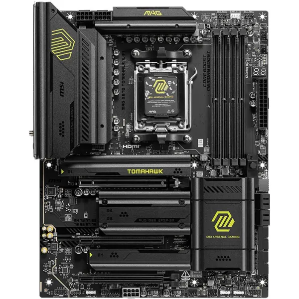 MSI Mainboard|MSI|AMD X870|SAM5|ATX|Memory DDR5|Memory slots 4|1xPCI-Express 1x|3xPCI-Express 16x|4xM.2|1xHDMI|1xAudio-In|1xAudi