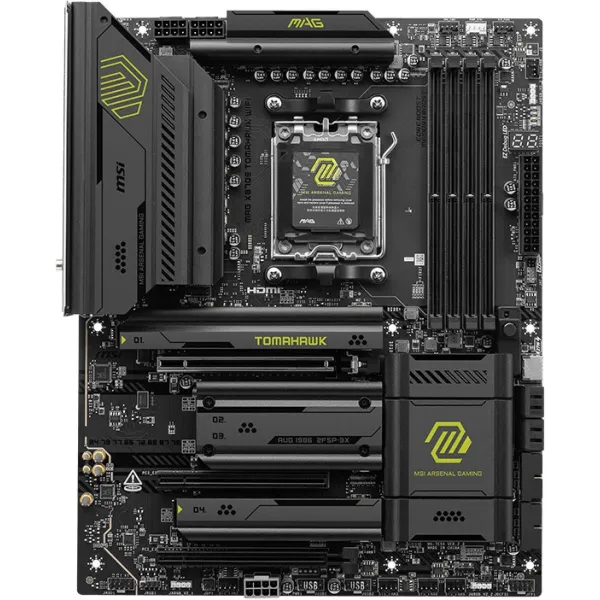 MSI Mainboard|MSI|AMD X870E|SAM5|ATX|Memory DDR5|Memory slots 4|3xPCI-Express 16x|4xM.2|1xAudio-In|1xAudio-Out|4xUSB 2.0|2xUSB 3