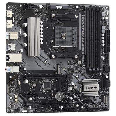 Asrock Mainboard|ASROCK|AMD B550|SAM4|MicroATX|1xPCI-Express 3.0 1x|1xPCI-Express 3.0 4x|2xM.2|1xPCI-Express 4.0 16x|Memory DDR4