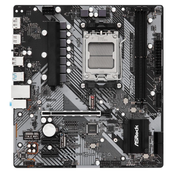 Asrock B650M-H/M.2 + AM5 2DDR5 HDMI/DP mATX