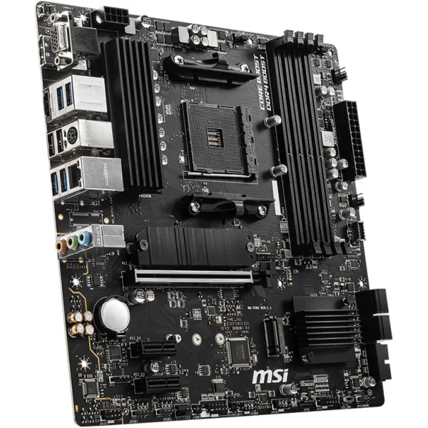 MSI Mainboard|MSI|AMD B550|SAM4|MicroATX|Memory DDR4|Memory slots 4|2xPCI-Express 3.0 1x|1xPCI-Express 4.0 16x|2xM.2|1x15pin D-s