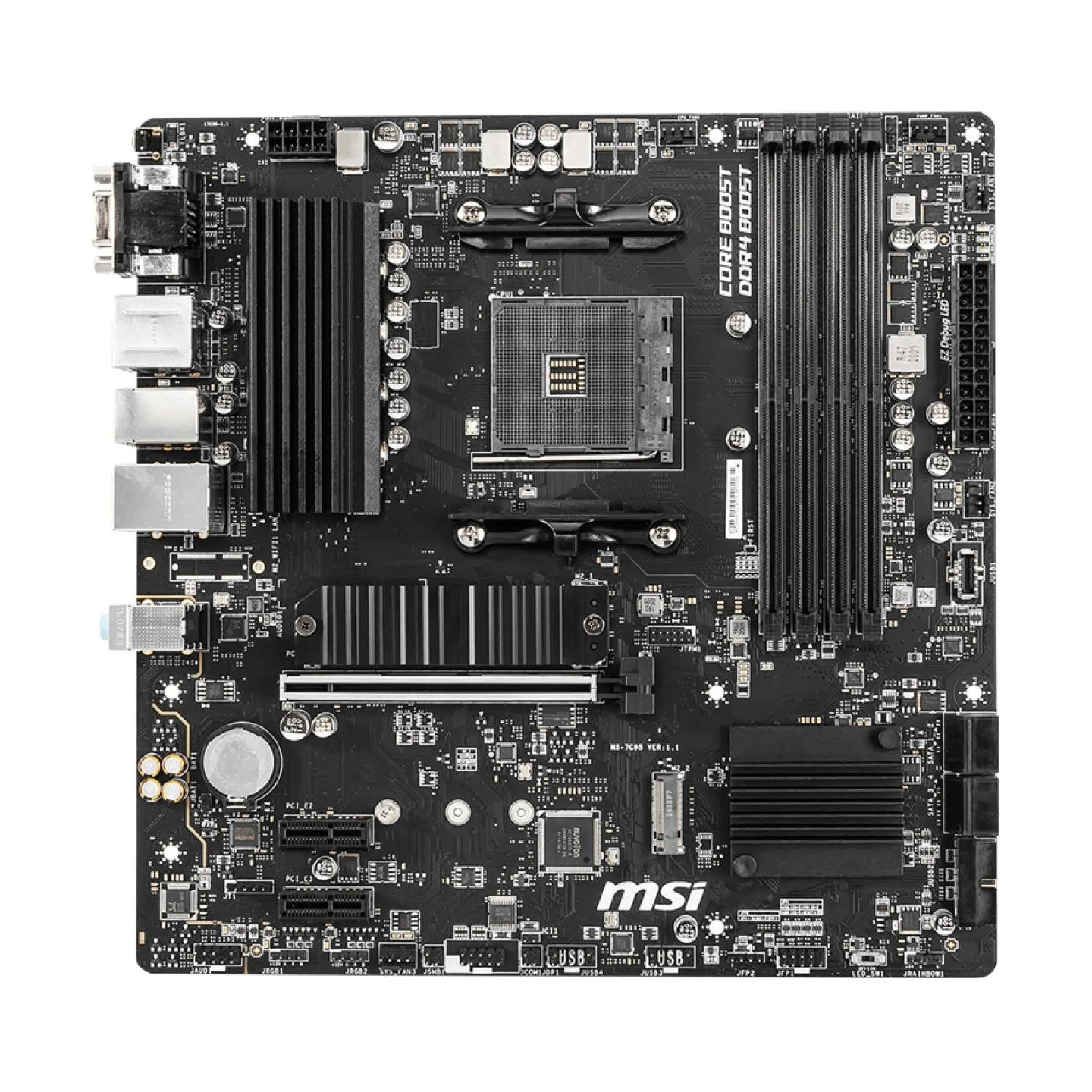 MSI Mainboard|MSI|AMD B550|SAM4|MicroATX|Memory DDR4|Memory slots 4|2xPCI-Express 3.0 1x|1xPCI-Express 4.0 16x|2xM.2|1x15pin D-s