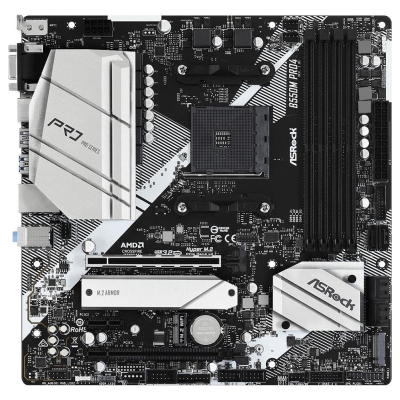 Asrock Mainboard|ASROCK|AMD B550|SAM4|MicroATX|1xPCI-Express 3.0 1x|1xPCI-Express 3.0 16x|1xM.2|1xPCI-Express 4.0 16x|Memory DDR