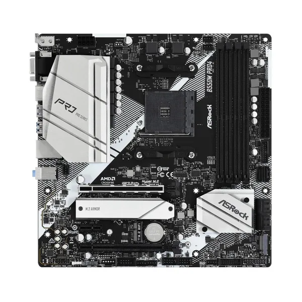 Asrock Mainboard|ASROCK|AMD B550|SAM4|MicroATX|1xPCI-Express 3.0 1x|1xPCI-Express 3.0 16x|1xM.2|1xPCI-Express 4.0 16x|Memory DDR