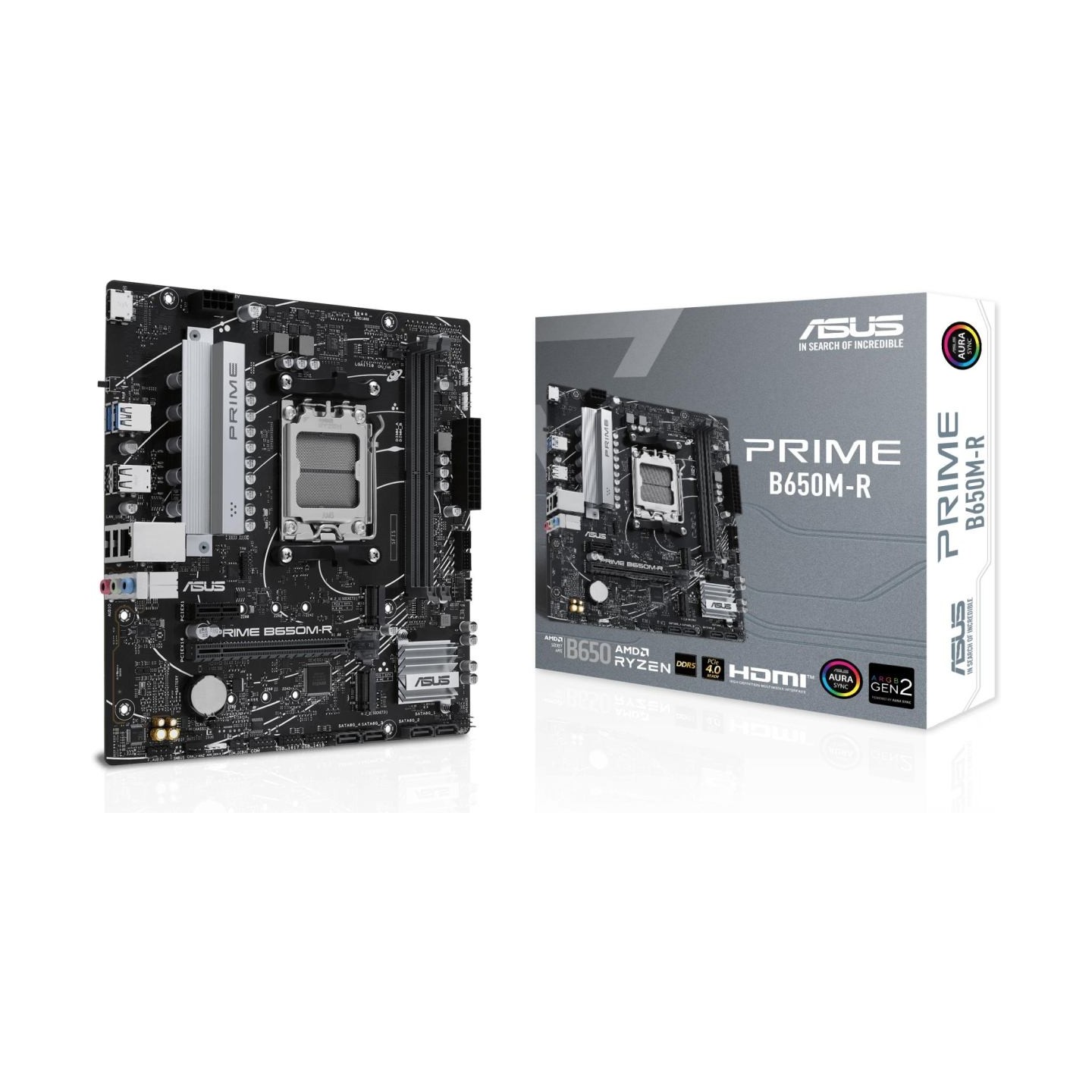 Asus Mainboard|ASUS|AMD B650|SAM5|Micro-ATX|Memory DDR5|Memory slots 2|1xPCI-Express 4.0 1x|2xPCI-Express 4.0 16x|2xM.2|1xHDMI|4