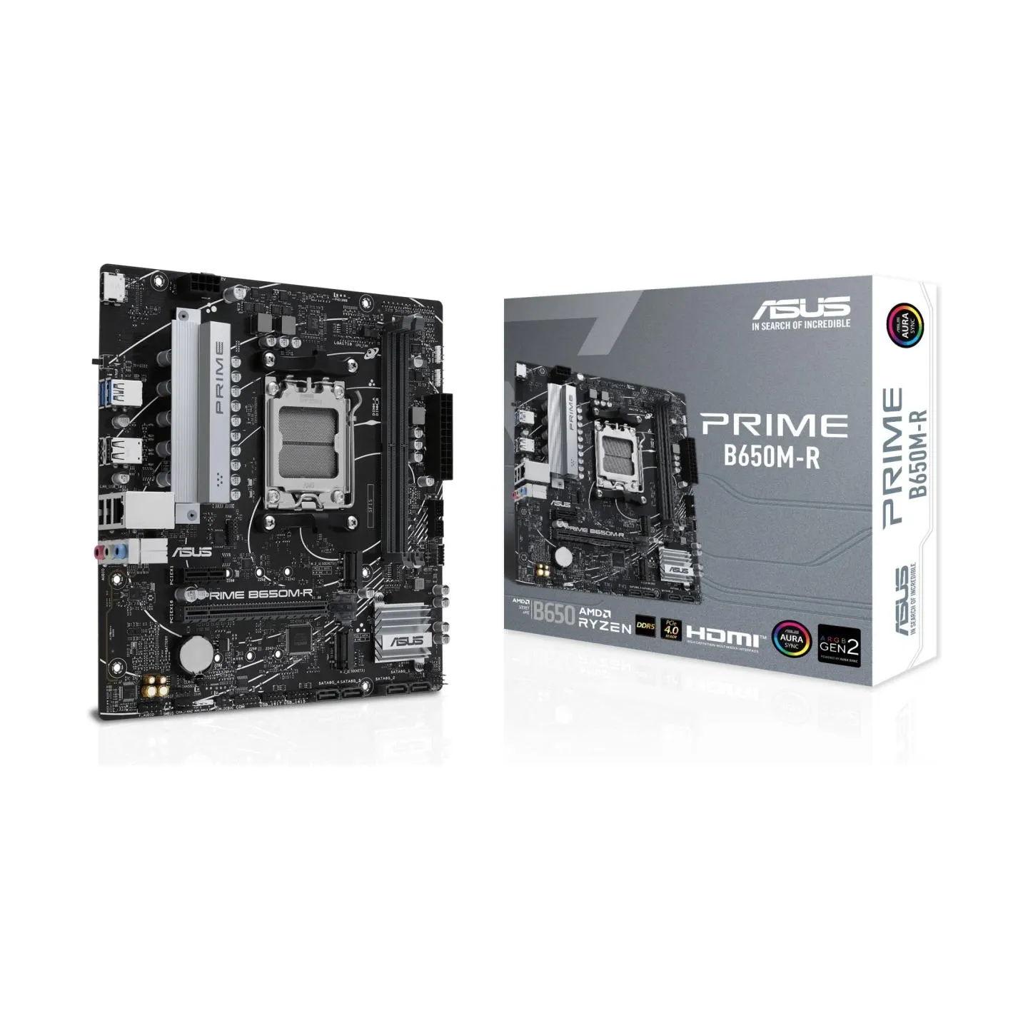 Asus Mainboard|ASUS|AMD B650|SAM5|Micro-ATX|Memory DDR5|Memory slots 2|1xPCI-Express 4.0 1x|2xPCI-Express 4.0 16x|2xM.2|1xHDMI|4