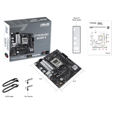 Asus Mainboard|ASUS|AMD B650|SAM5|Micro-ATX|Memory DDR5|Memory slots 2|1xPCI-Express 4.0 1x|2xPCI-Express 4.0 16x|2xM.2|1xHDMI|4