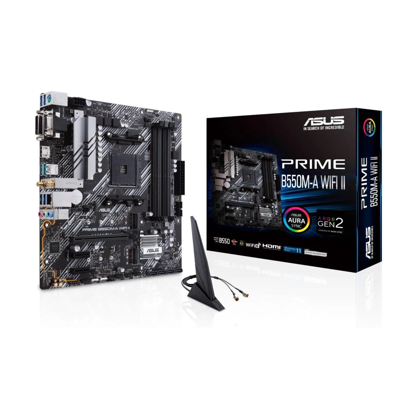 Asus Mainboard|ASUS|AMD B550|SAM4|MicroATX|Memory DDR4|Memory slots 4|2xPCI-Express 3.0 1x|1xPCI-Express 4.0 16x|2xM.2|1x15pin D